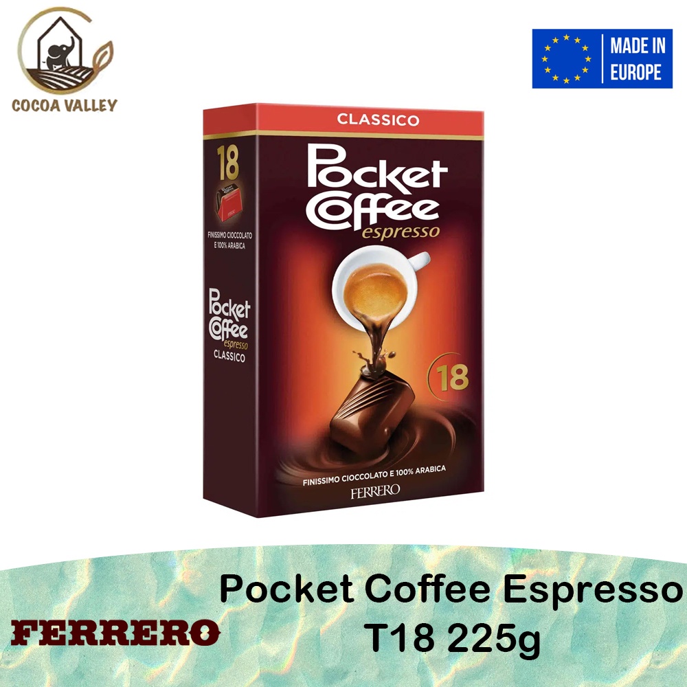 Ferrero Pocket Coffee Espresso T18 225g Shopee Malaysia