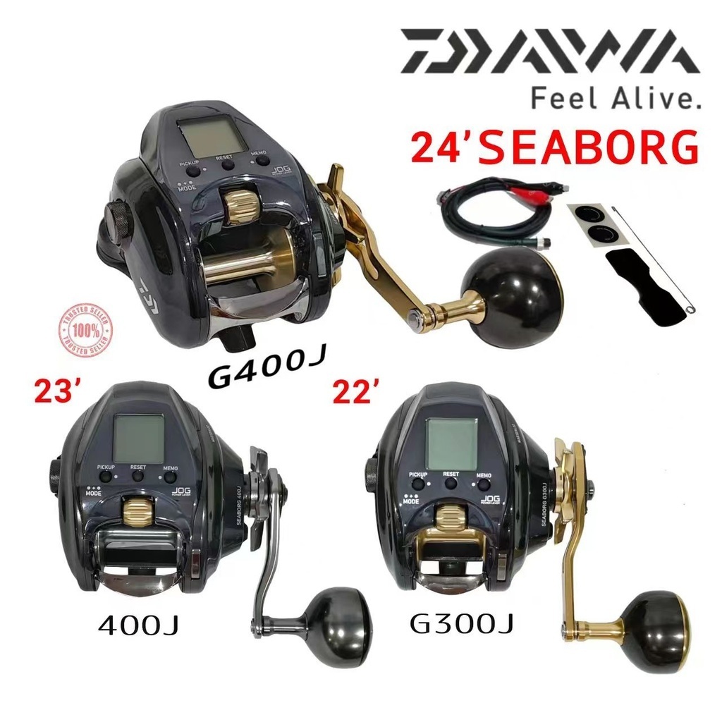 Daiwa 25 Seaborg Rod B63-4/5 / 23 Seaborg 400J Reel Electric Combo