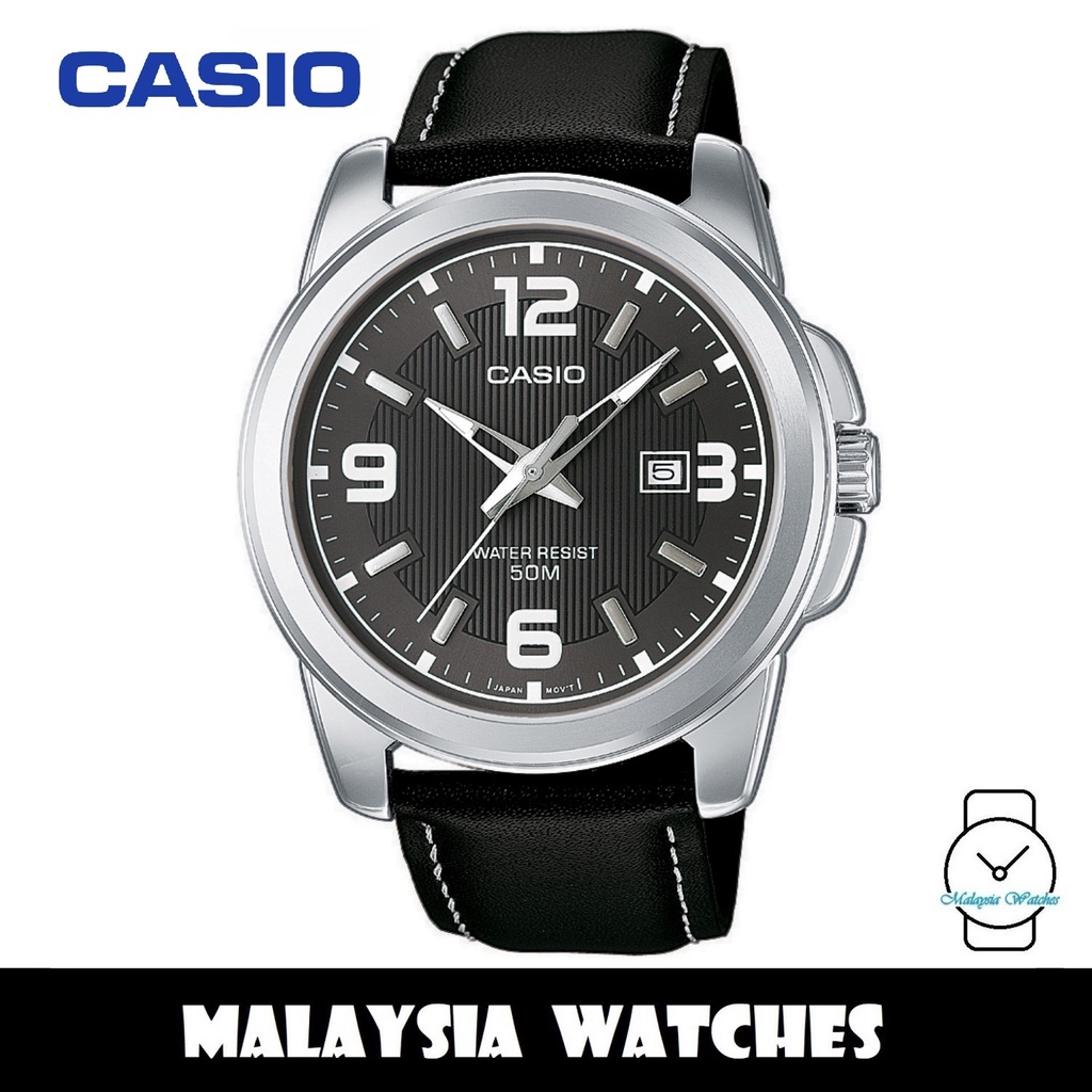 100 Original Casio MTP 1314L 8A Quartz Stainless Steel Case Leather Strap Men s Watch MTP1314L MTP1314L 8A Shopee Malaysia