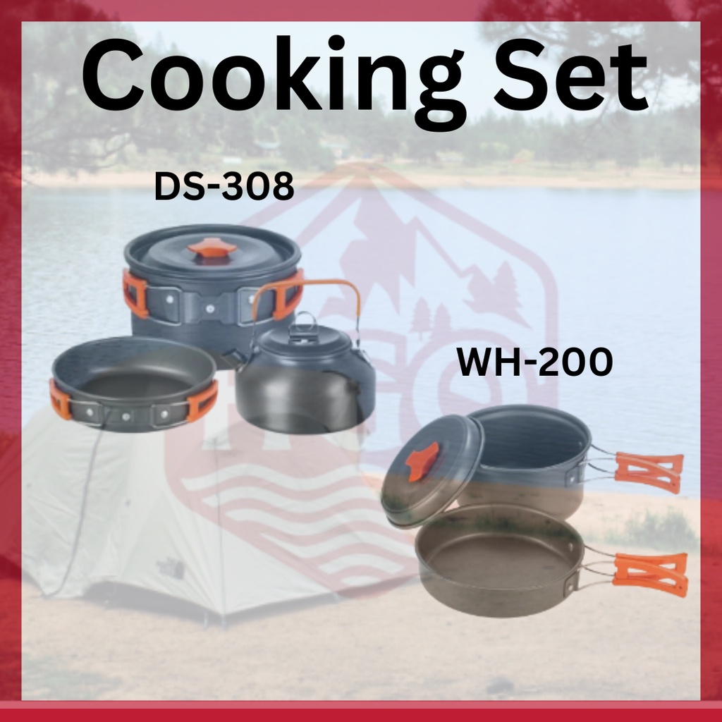 thumbnail image 2 of 13-Piece Camping Cookware Set For 1-2 People – Non-Stick Pots, Stainless Steel Cups, Cutlery & Foldable Stove, Lightweight & Portable 2 of 13