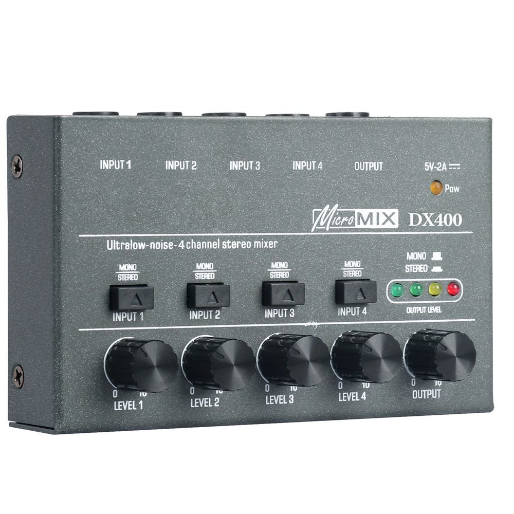 Upgraded DX400 DX600 DX800 Ultra Low Noise 4/6/8 Channel Line Mixer ...