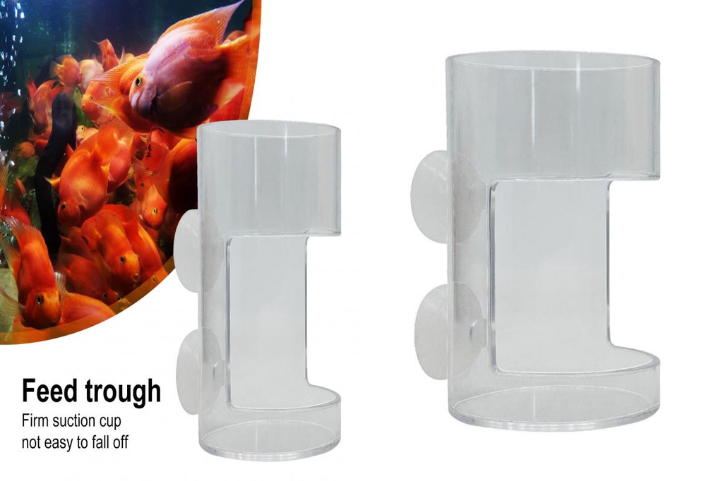 OPPO Plastic Fish Feeder Automatic Fish Feeder with Suction Cup for ...