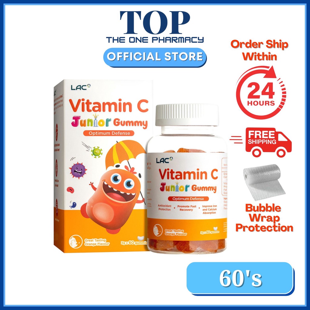 LAC JUNIOR Vitamin C Junior Gummies (60 Gummies) Shopee Malaysia