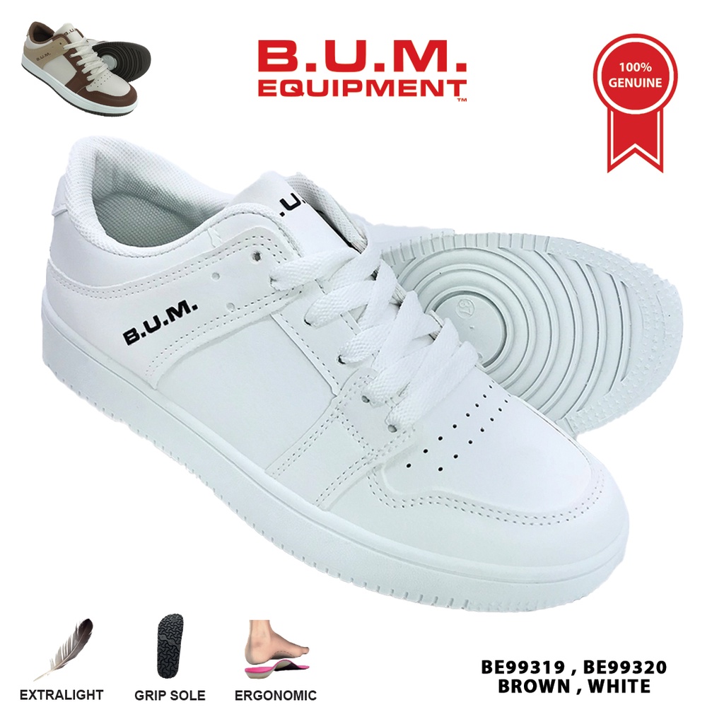 BUM Equipment Women's Shoes BE99319/BE99320 (Brown/White) Casual
