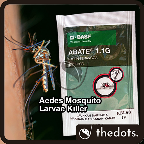 100g/ 10g ABATE 1.1G Aedes Mosquito Larvae Killer Insecticide / Racun ...