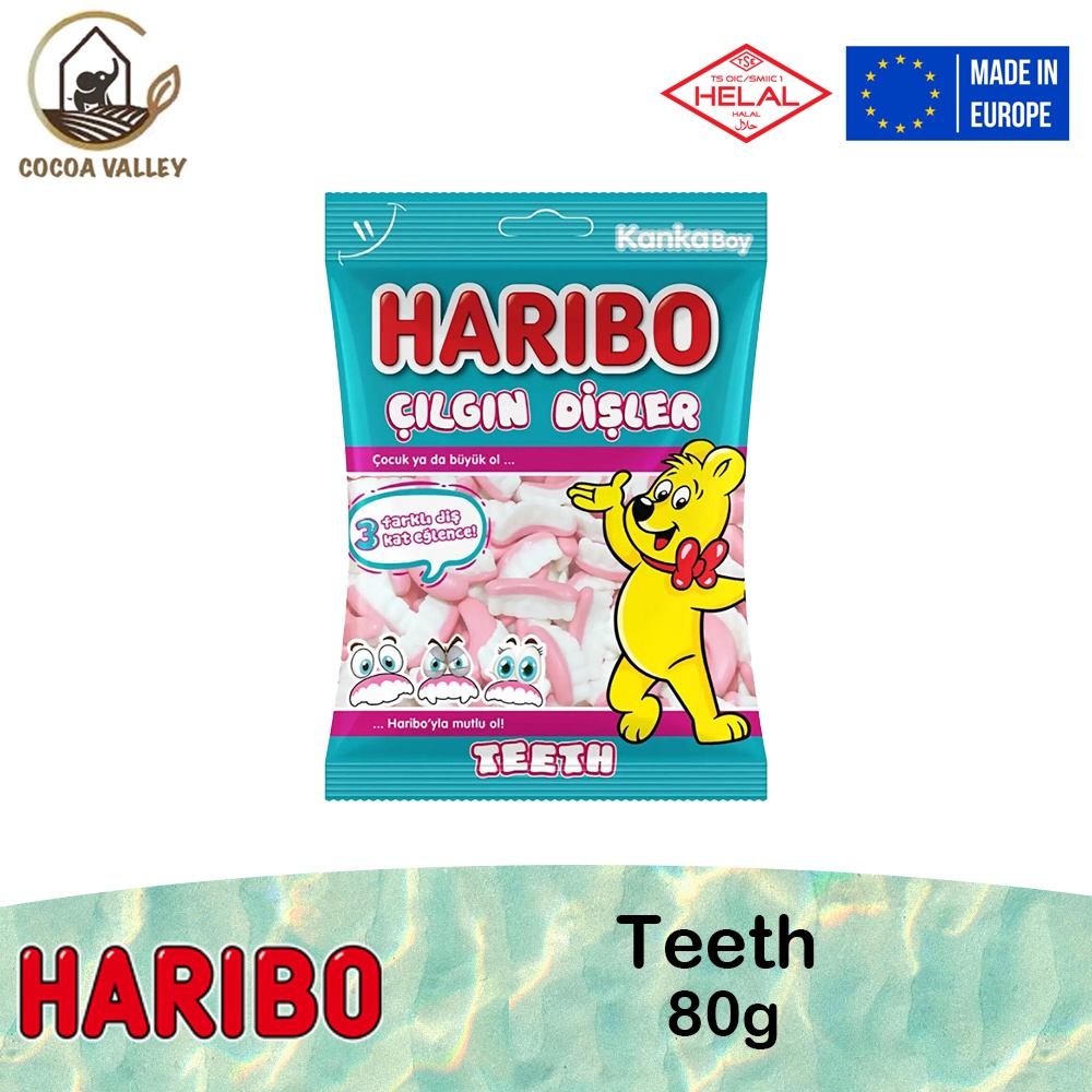 Haribo Teeth Pouch 80g | Shopee Malaysia