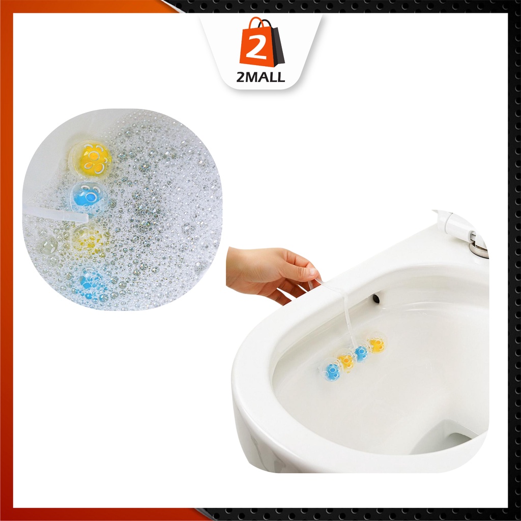 2MALL Toilet Bowl Freshener Bowl Fresh Toilet Deodorizer Rim Hanger