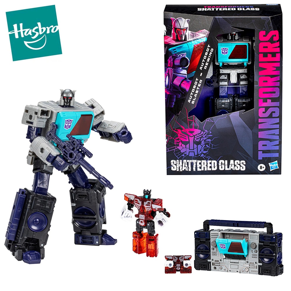 Hasbro Transformers Generations Shattered Glass Collection Autobot Blaster Voyager Class Model