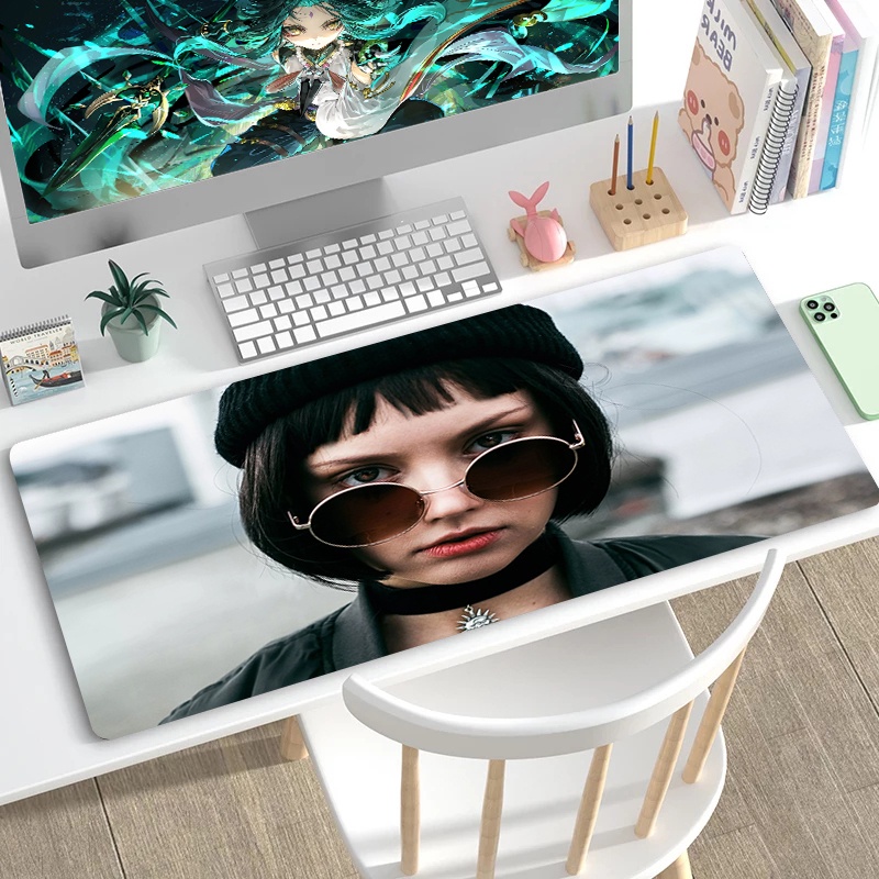 Léon Computer Desks Gaming Mousepad Mouse Pad Anime Office Accessories