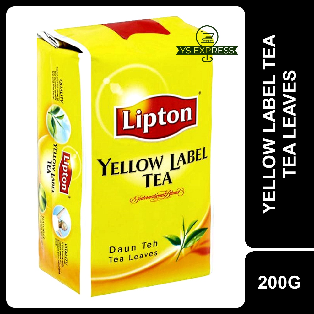 Lipton Yellow Label Tea Tea Leaves G Daun Teh Shopee Malaysia