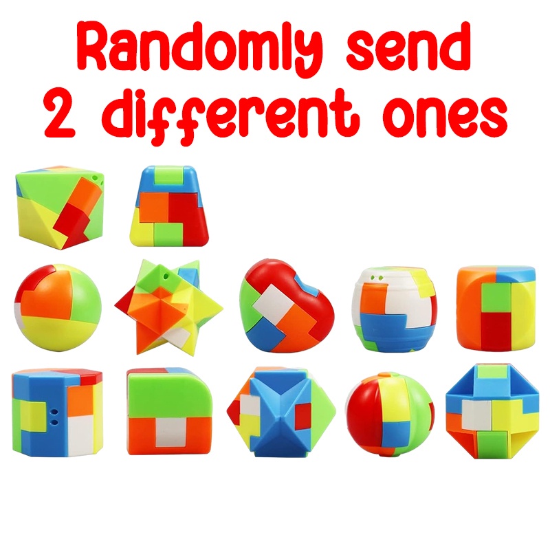 鲁班锁 孔明锁 Luban Lock Puzzle Kongming Lock Brain Teaser Puzzles