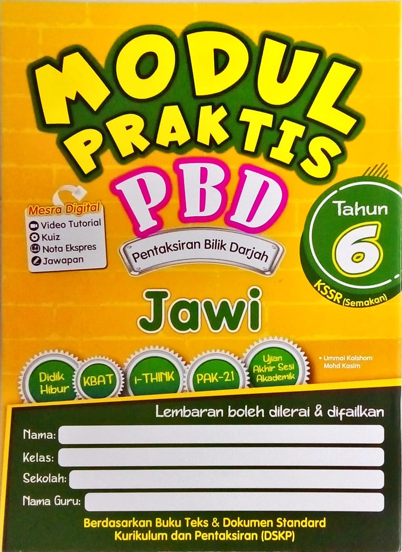 Buku Latihan Modul Praktis Pbd Tahun Edisi Jawi