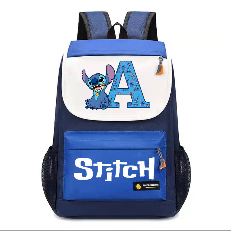 Stitch Backpack Letters A to Z Primary and secondary school backpacks ...