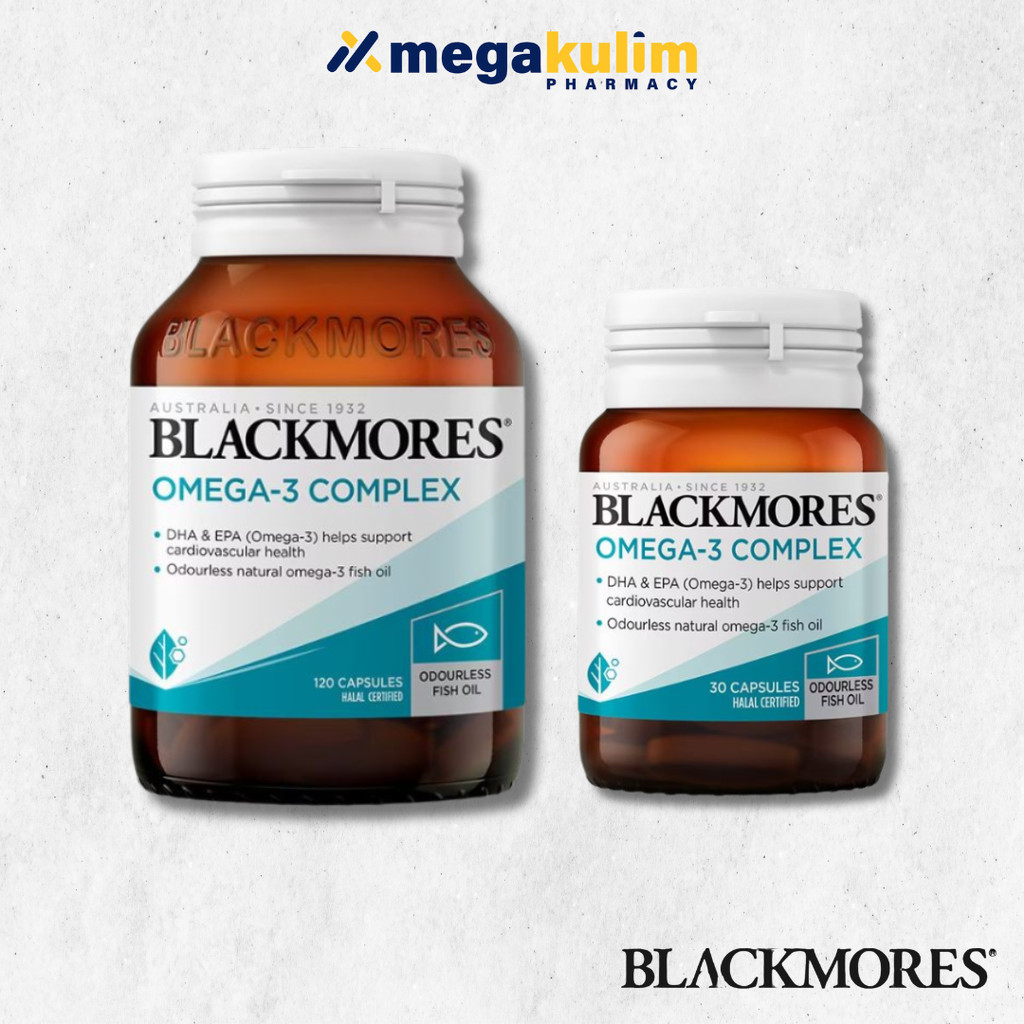 Blackmores Omega-3 Complex (30 Cap/120 Cap) | Shopee Malaysia