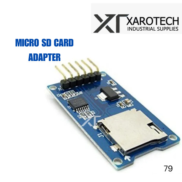 MicroSD Card Adapter Module With SPI Interface for Arduino DIY Micro SD ...