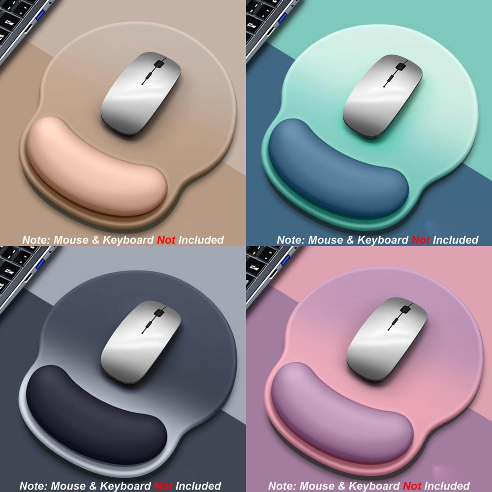 Gradient Color Silicone Mouse Pad Ergonomic Mouse Mat With Wrist