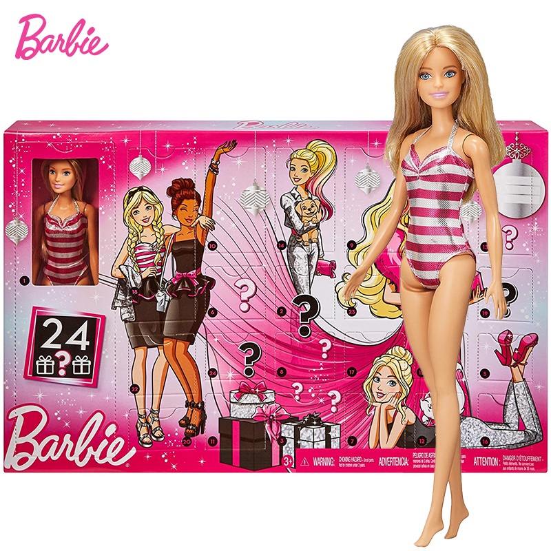 Barbie advent calendar discount stores