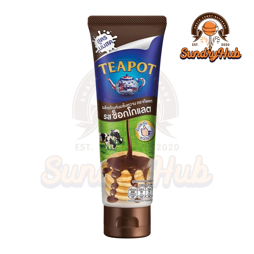 Teapot Tube Sweetened Condensed Milk Chocolate Flavor 180g Shopee