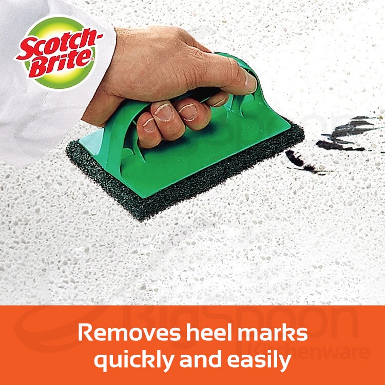 3M Scotch-Brite Floor Scrubber Scratch Resistant Tile Brush Pad For ...