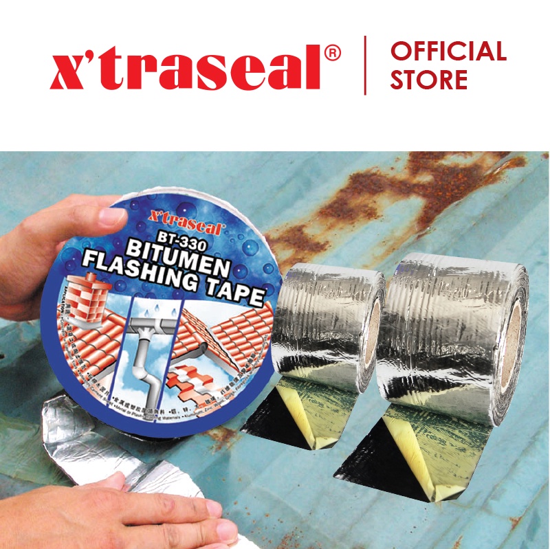 X'traseal BT-330 Bitumen Flashing Tape (75mm x 1.33mm x 10M) | Shopee ...