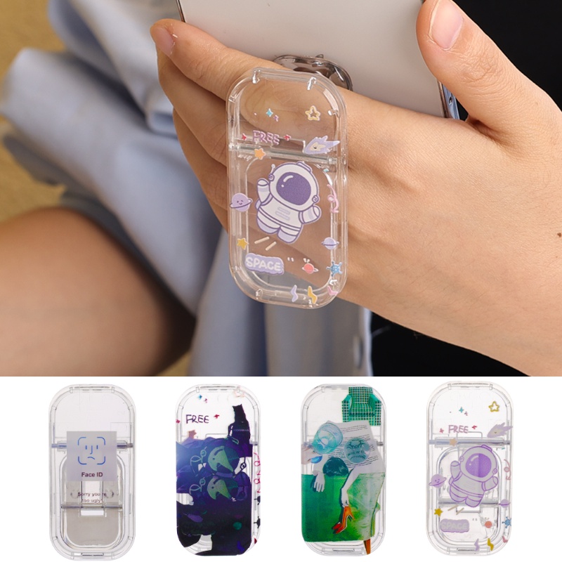 Ins Style Kawaii Paste Type Invisible Stand / Cartoon Transparent ...