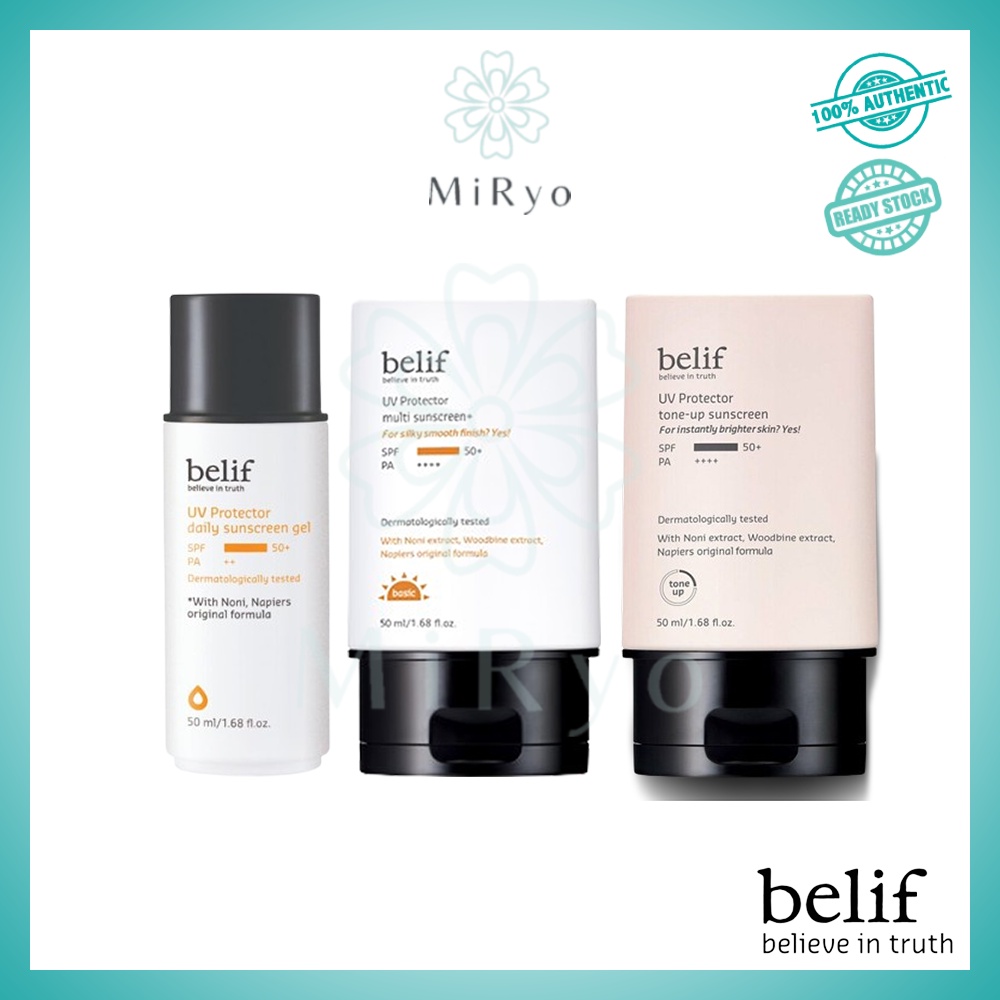 BELIF UV Protector Tone-Up / Multi / Daily Sunscreen Gel SPF 50+ PA ...