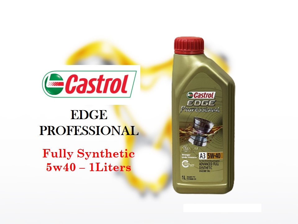 Castrol EDGE TITANIUM 5W-40 Full Synthetic Engine Oil 5W40