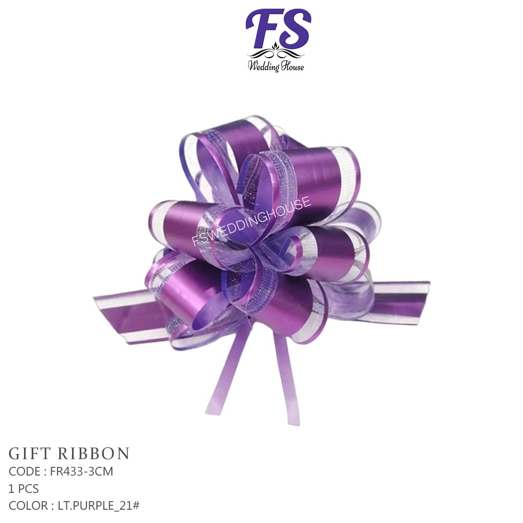 1 PC - BUNGA RIBEN/RIBEN TARIK/RIBEN HANTARAN/PULL RIBBON/FLOWER/DIY ...