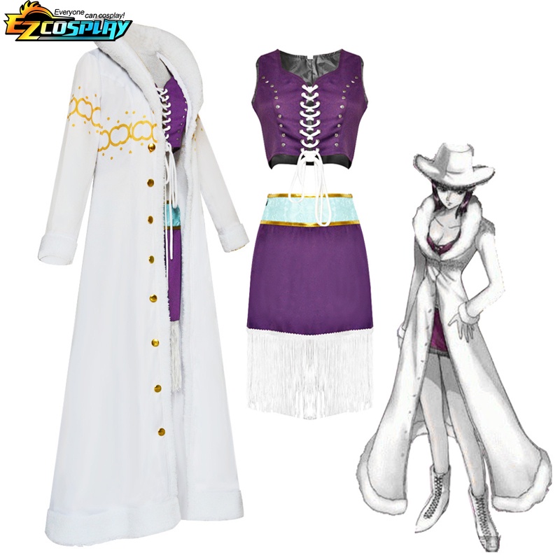 One Piece Live-action 2 (2026) Nico Robin Purple Set Outfits Cosplay Costume