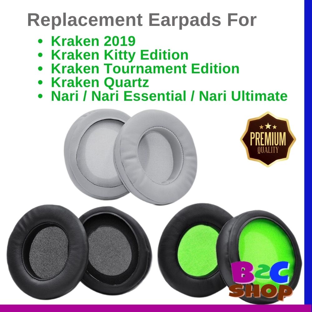 🔥𝗥𝗘𝗔𝗗𝗬 𝗦𝗧𝗢𝗖𝗞🔥 Razer Kraken Kitty Edition Nari Essential Nari Ultimate Tournament Replacement