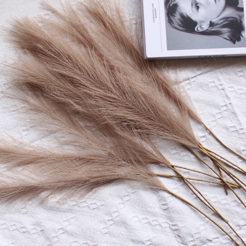 55CM Artificial Fluffy Pampas Grass Bouquet Wedding Party Decoration ...