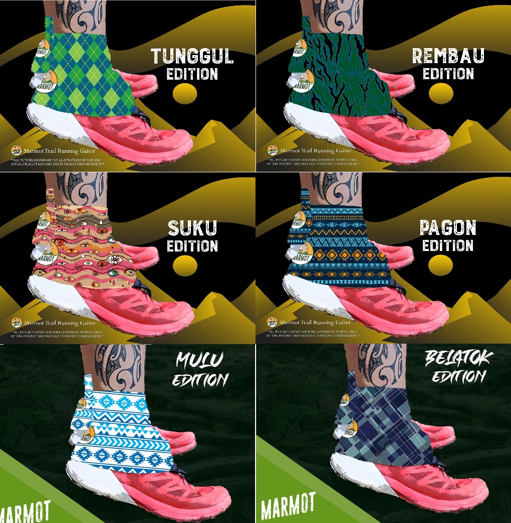 Marmot Trail Gaiters Shoe Covers, Belatok, Mulu, Tunggul, Rembau, Pagon ...