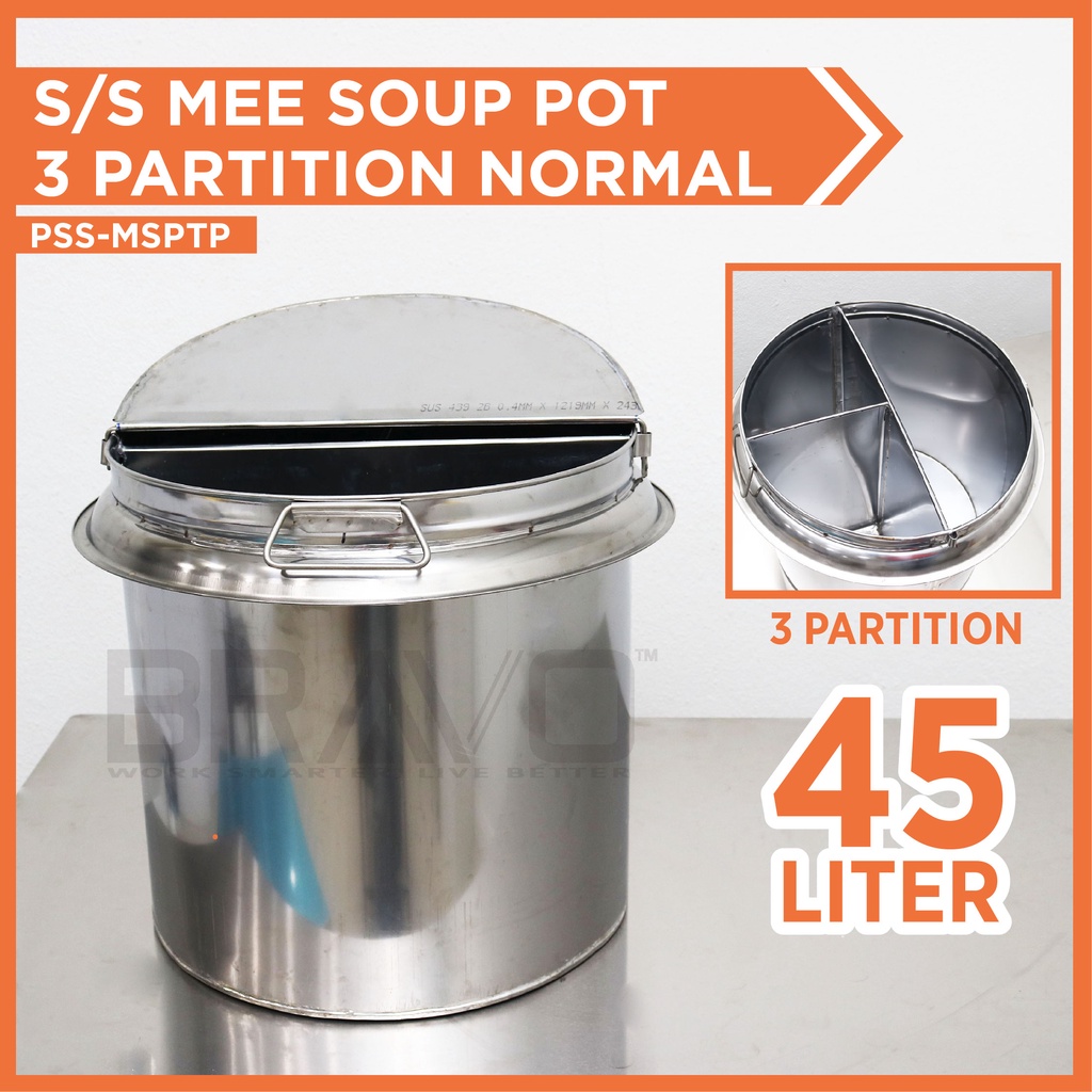 Stainless Steel Big Stock Pot/ Commercial Soup Pot with Inner Partition ...