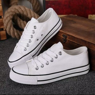 Novencci Canvas Sneakers Men Women Unisex Low Top Uniform School ...