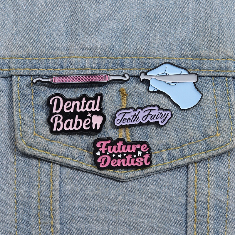 40 Styles of Teeth-protecting Enamel Brooches, Toothbrushes, Toothpaste ...