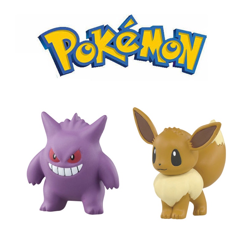 Tomy Pokemon Figure Collectible Toy Model Pet Elf Super Blastoise Eevee ...