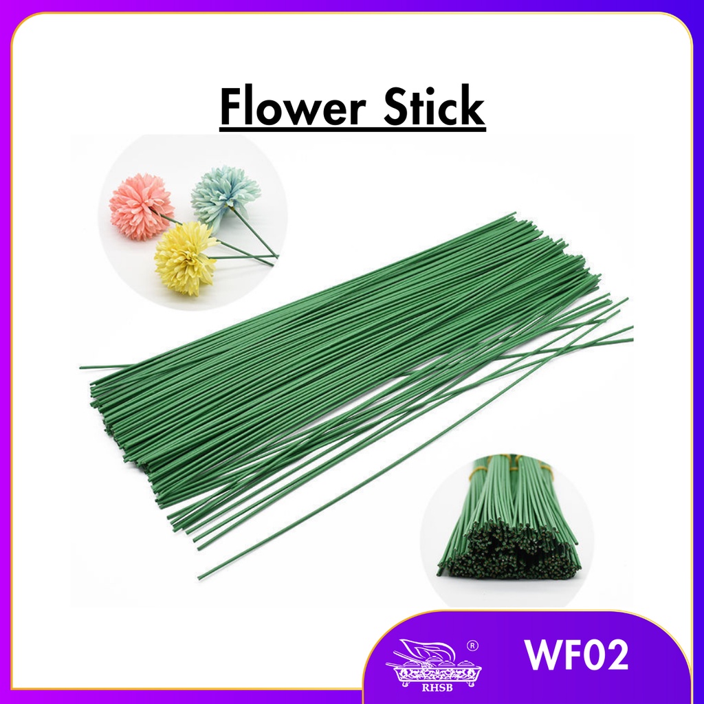 +-50PCS 40CM FLOWER STICK / TANGKAI BUNGA SABUN / SOAP FLOWER STICK ...