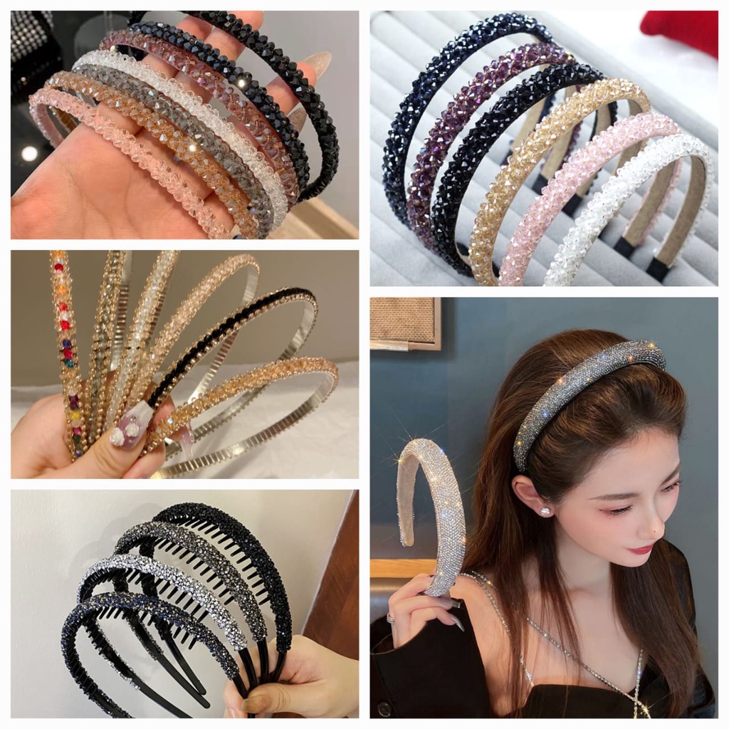 Diamond Headband Korean Fashion Temperament Headband Sparkling