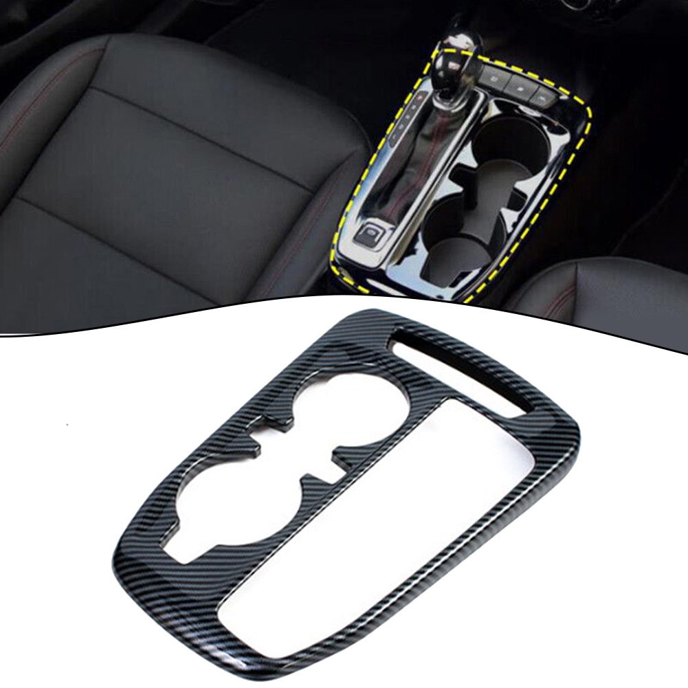 Car parts Carbon Fiber Gear Shift Box Panel Cover Trim For Chevrolet ...