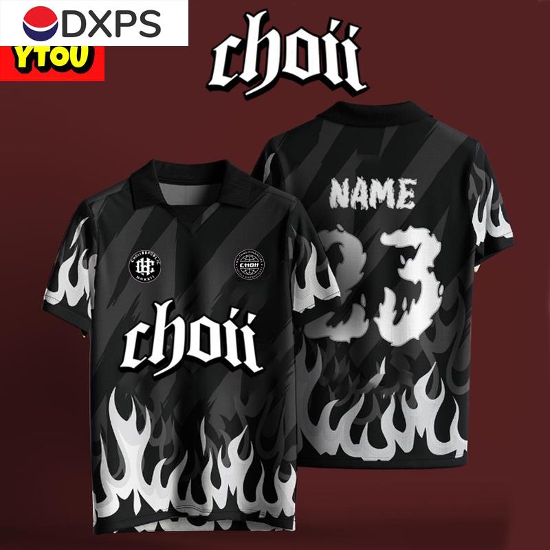 Free Custom Name Number Choii Baju Tshirt Lelaki Thailand Viral Custom Jersey Ootd Collar Blvckroseapparel Polo Shirt Stand Collar Plus Size Men Women Shopee Malaysia