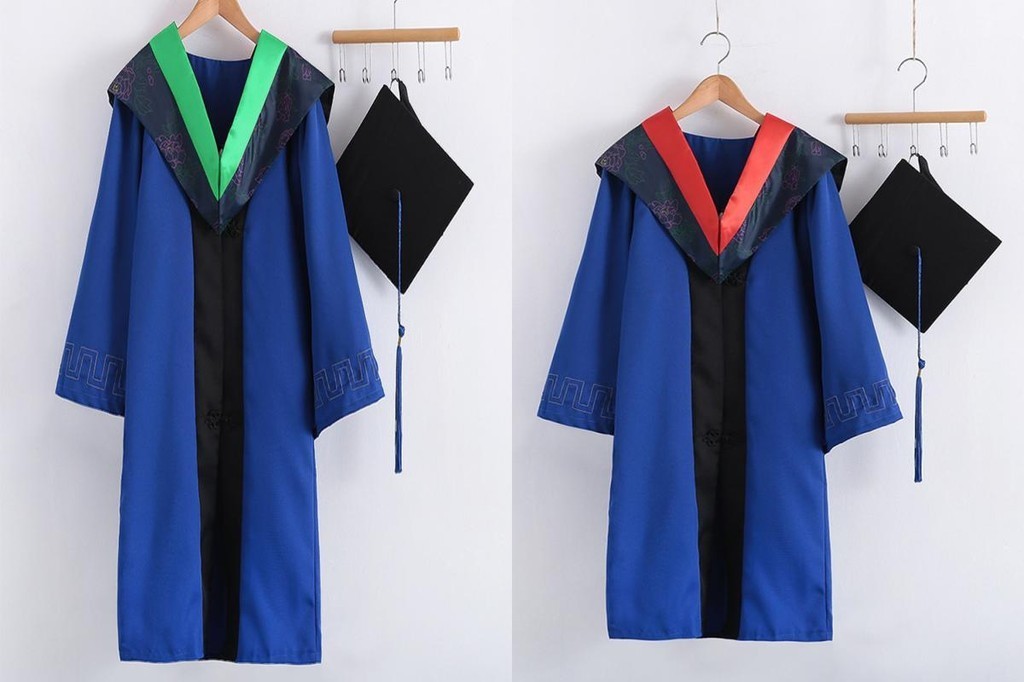 RAN 1 Set Graduation Uniform Super Soft Wear Resistant Polyester ...