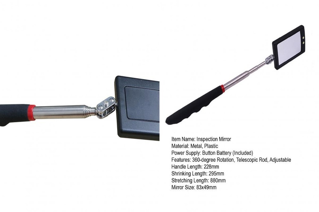Sr Retractable LED Inspection Mirror Industrial Tool Auto Repair ...