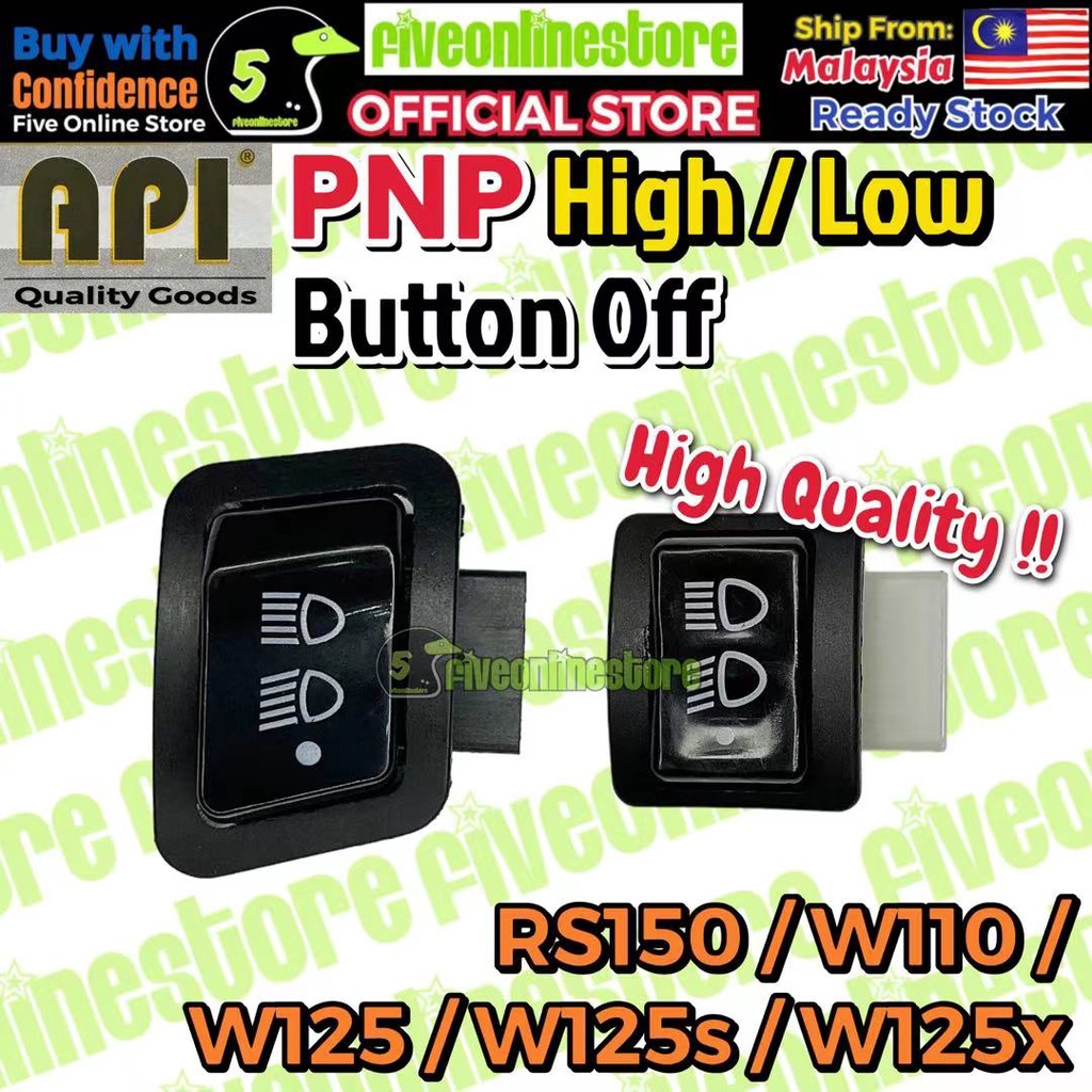 Hi/Low Light Switch ON/OFF Honda RS150 RSX150 LC135 FI V8 WAVE 110 125