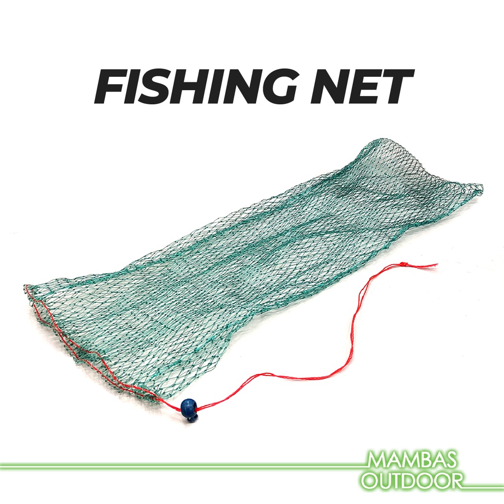 Fishing Net Poly Nylon Mesh Bag Jaring Pancing Karung Ikan Heavy Duty  Fishing Tackle Casting Saltwater Accessories Kolam