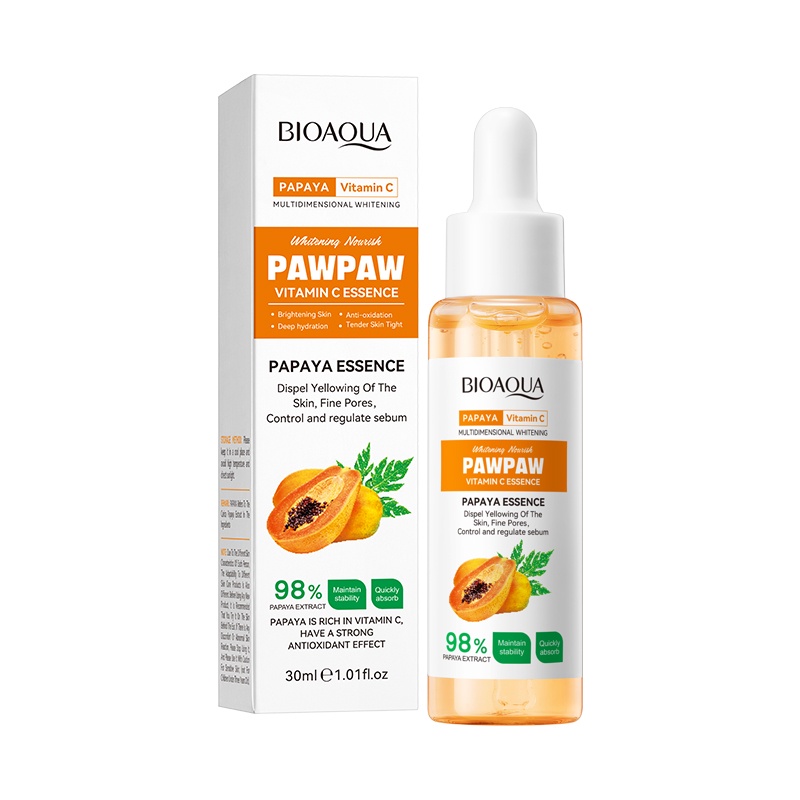 BIOAQUA PAW PAW Vitamin C Essence Papaya Extract Brightening Anti