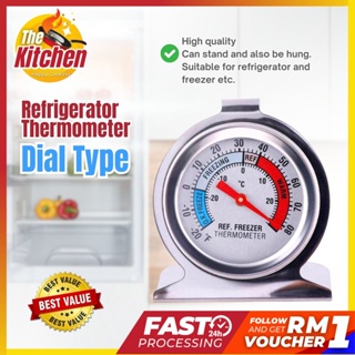  Refrigerator Freezer Thermometer Fridge Refrigeration Temperature  Gauge Home Use -30℃～30℃Kitchen Tools Termometer Digital : Home & Kitchen