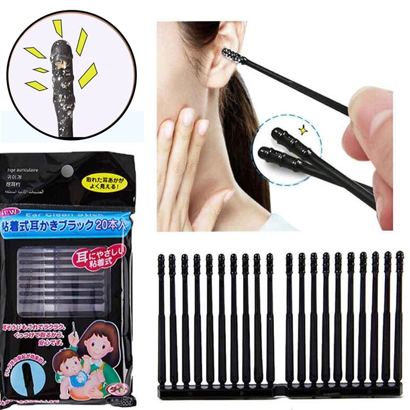 Japanese Black Ear Clean Stick Child Safety Self Ashe Disposable Ear ...