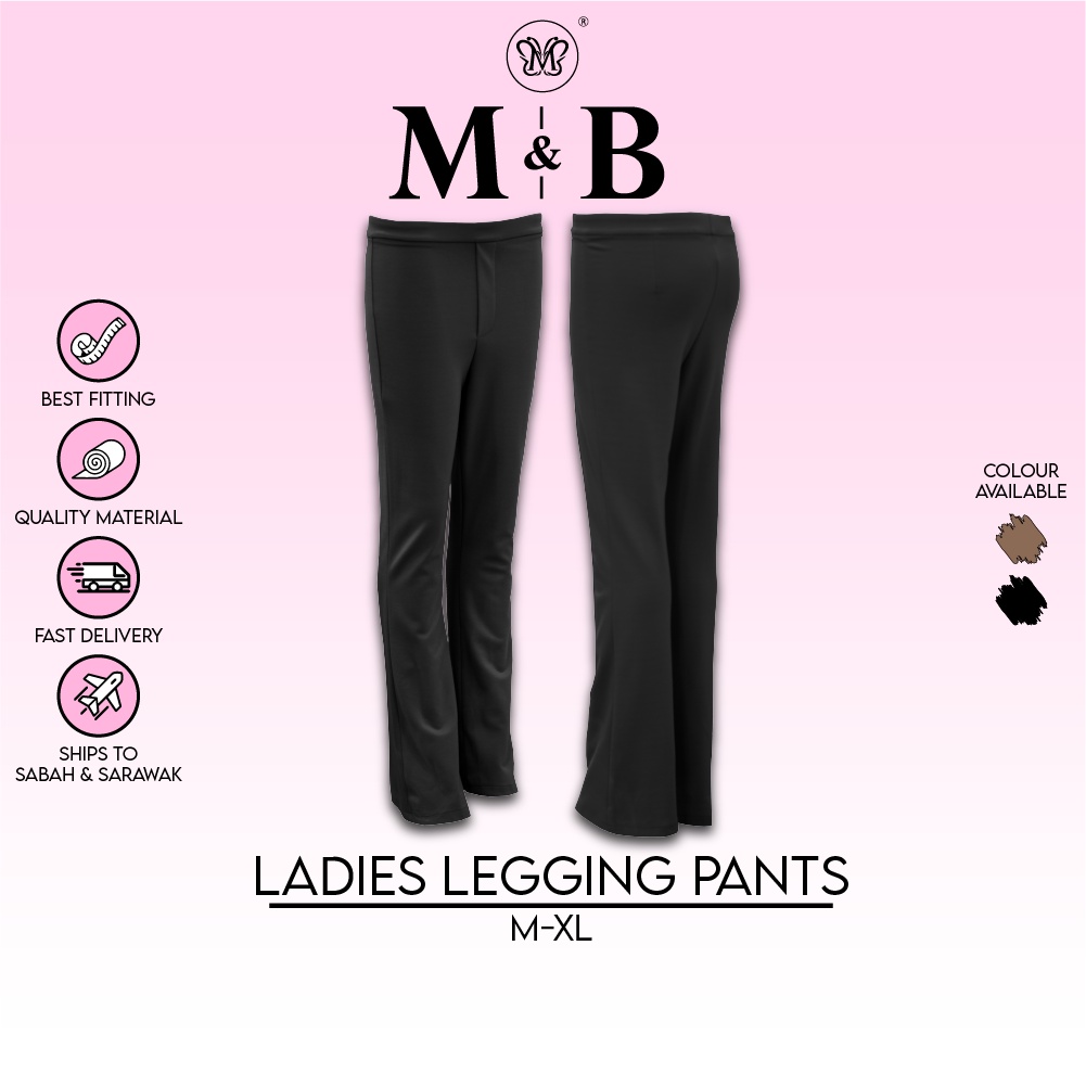 MNB Legging Pants (LP1211) Women Plain Casual Trousers Loose Oversize  Fashion Soft Cotton Long Pants