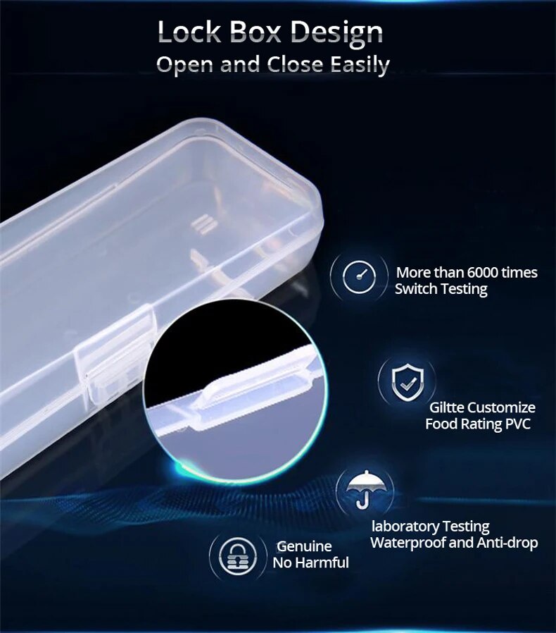 Portable Travel Razor Box Storage Box and Holder Shaver Handle Case For ...