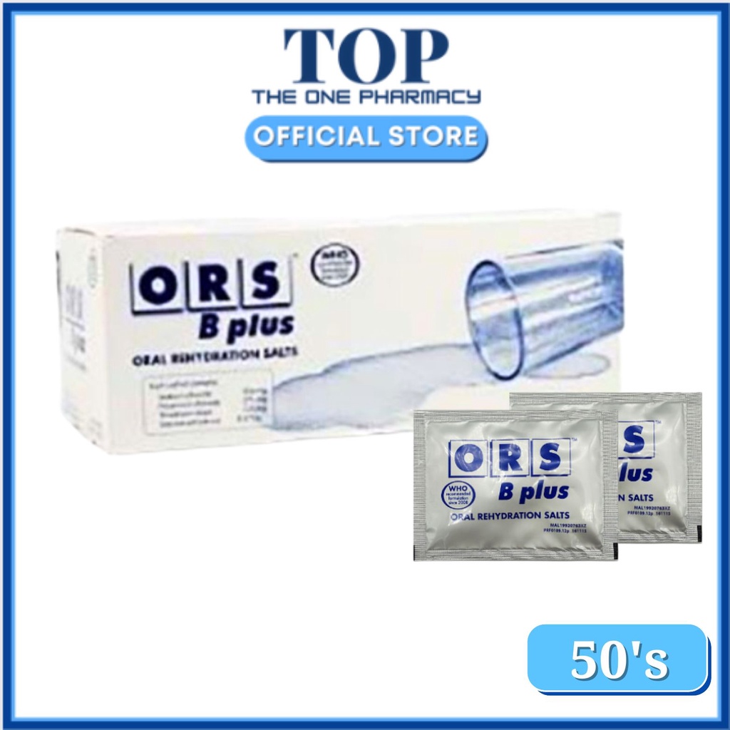 ORS B Plus Oral Rehydration Salt (Original) 50'S/Box | Shopee Malaysia